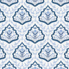 Floral Paisley Fabric - Harbor