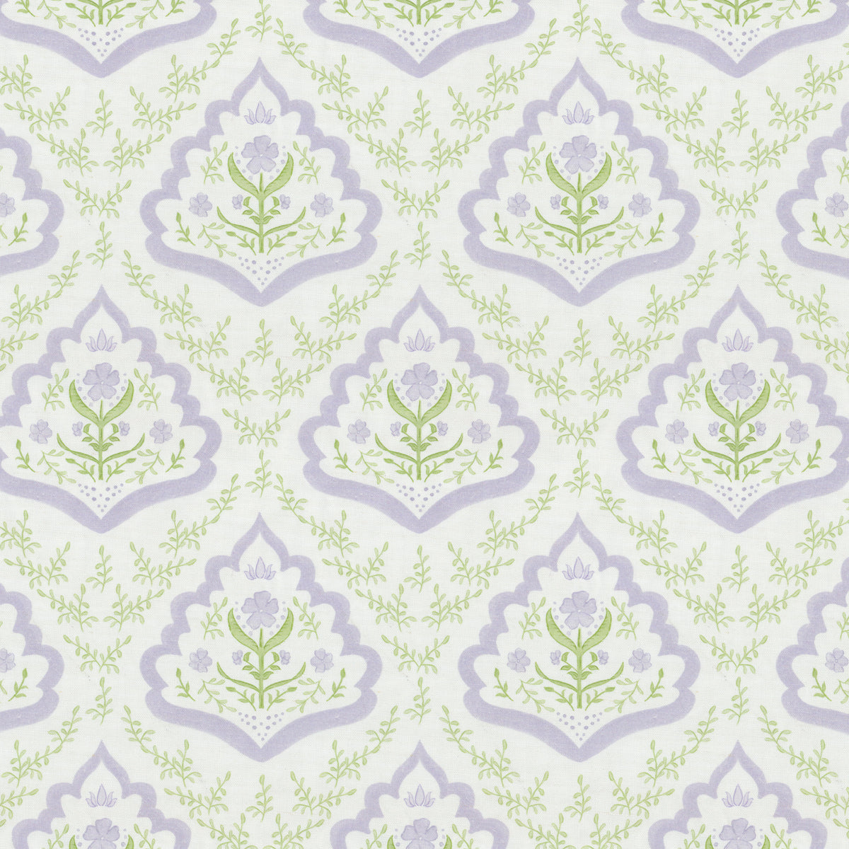 Stout 7842 Floral Paisley 4 Lilac