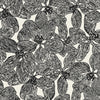 Island Orchid Wallpaper - Black and White