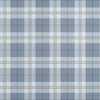 Douglas Plaid Wallpaper Sample - Slate