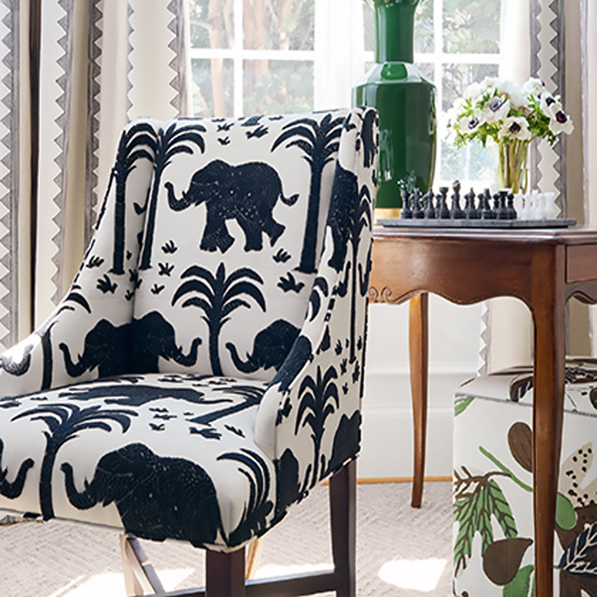 Thibaut Elephant Velvet