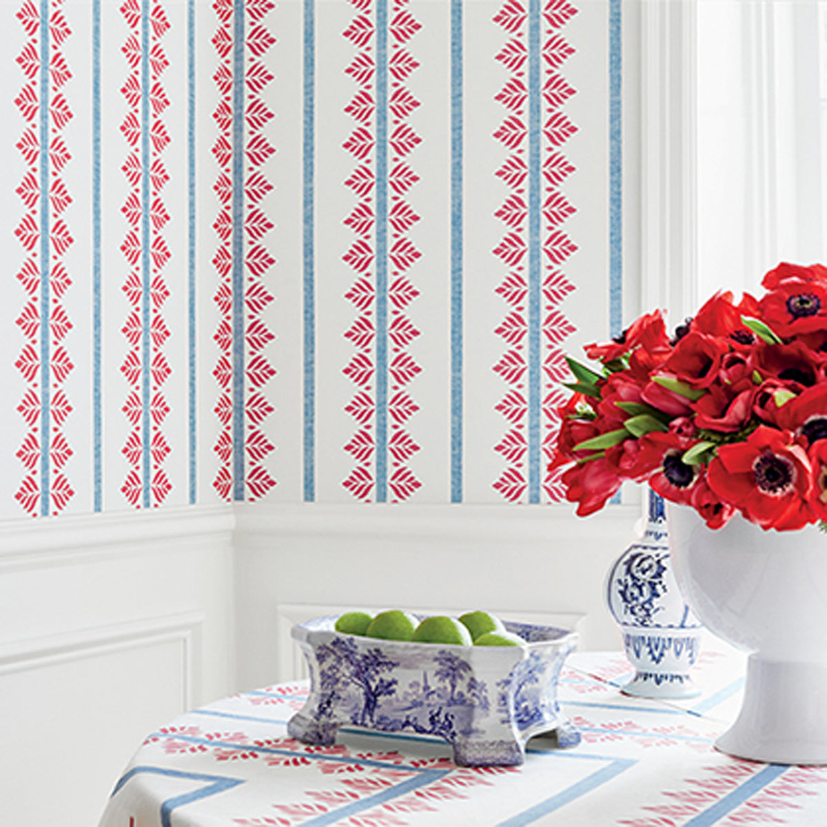 Thibaut Fern Stripe AT15105
