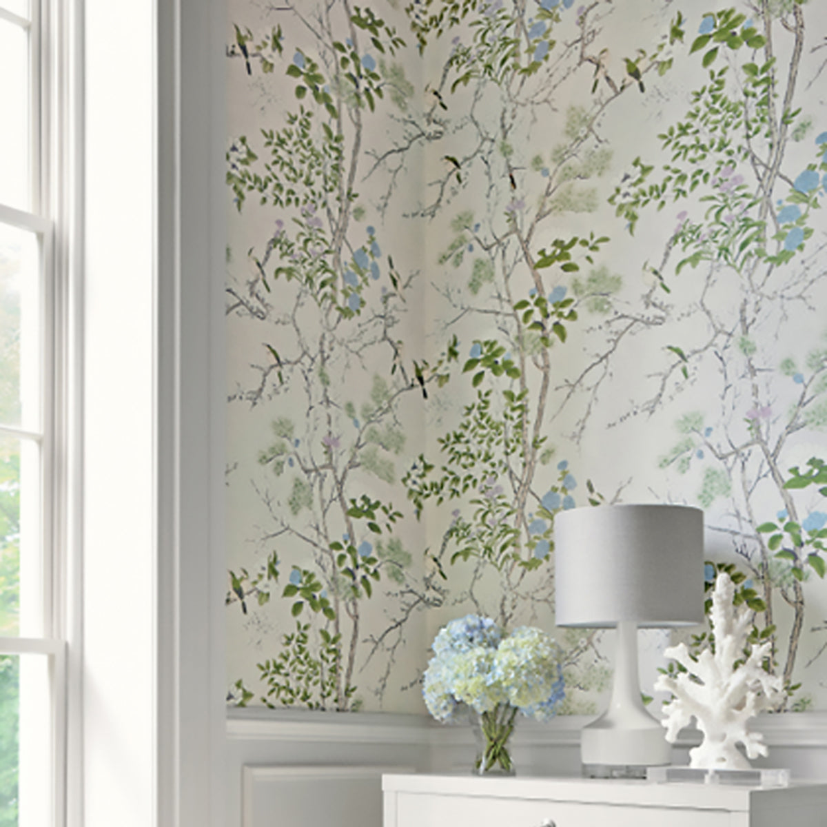 Thibaut Katsura T13622 Cream and Lavender