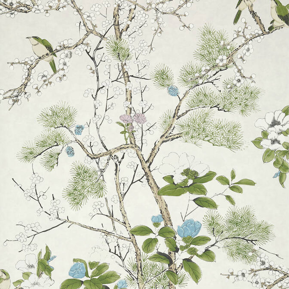 Thibaut Katsura T13622 Cream and Lavender