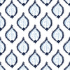 Gentle Wallpaper Sample - Navy