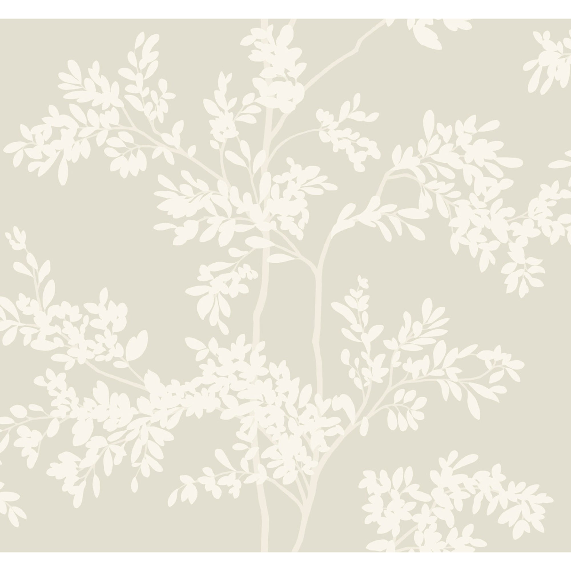 Silhouette Blooms Wallpaper Sample