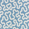 Kezia Wallpaper Sample - Blue
