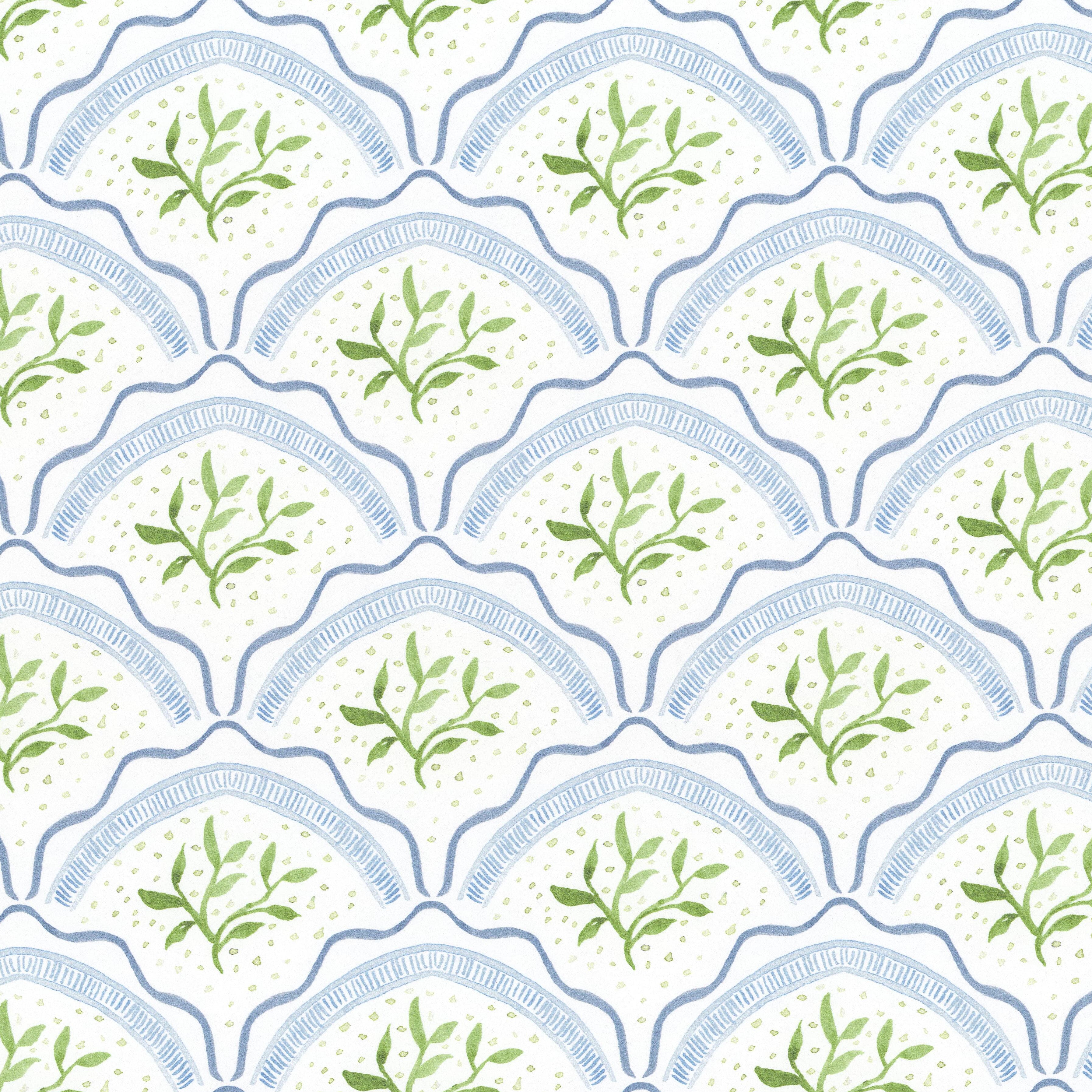 Vine Scallop Wallpaper Sample