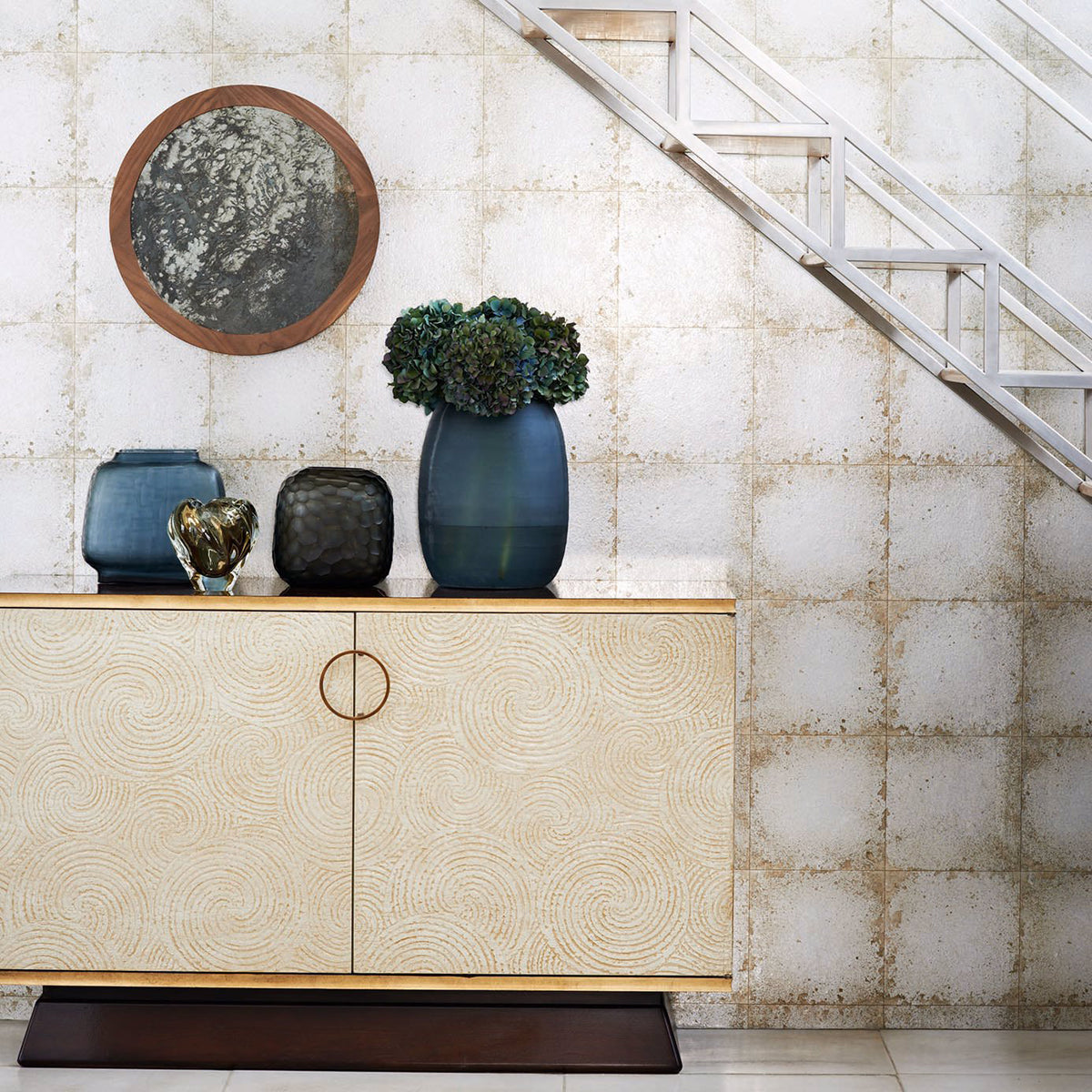 Zoffany Listre Tile silver ZTOT312829