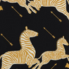 Zebras Wallpaper - Black