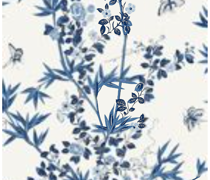 Jardin de Chine Wallpaper Sample