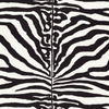 Zebra Fabric - Black