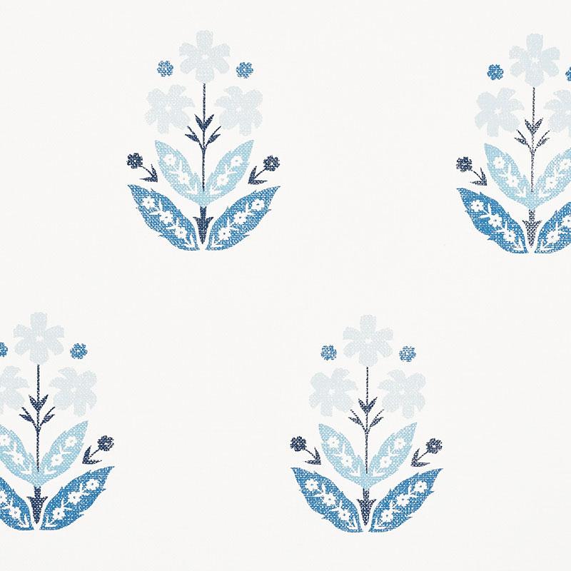 Schumacher Floweret Paperweave Sample