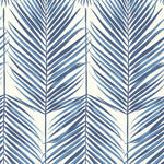 blue palm on white background