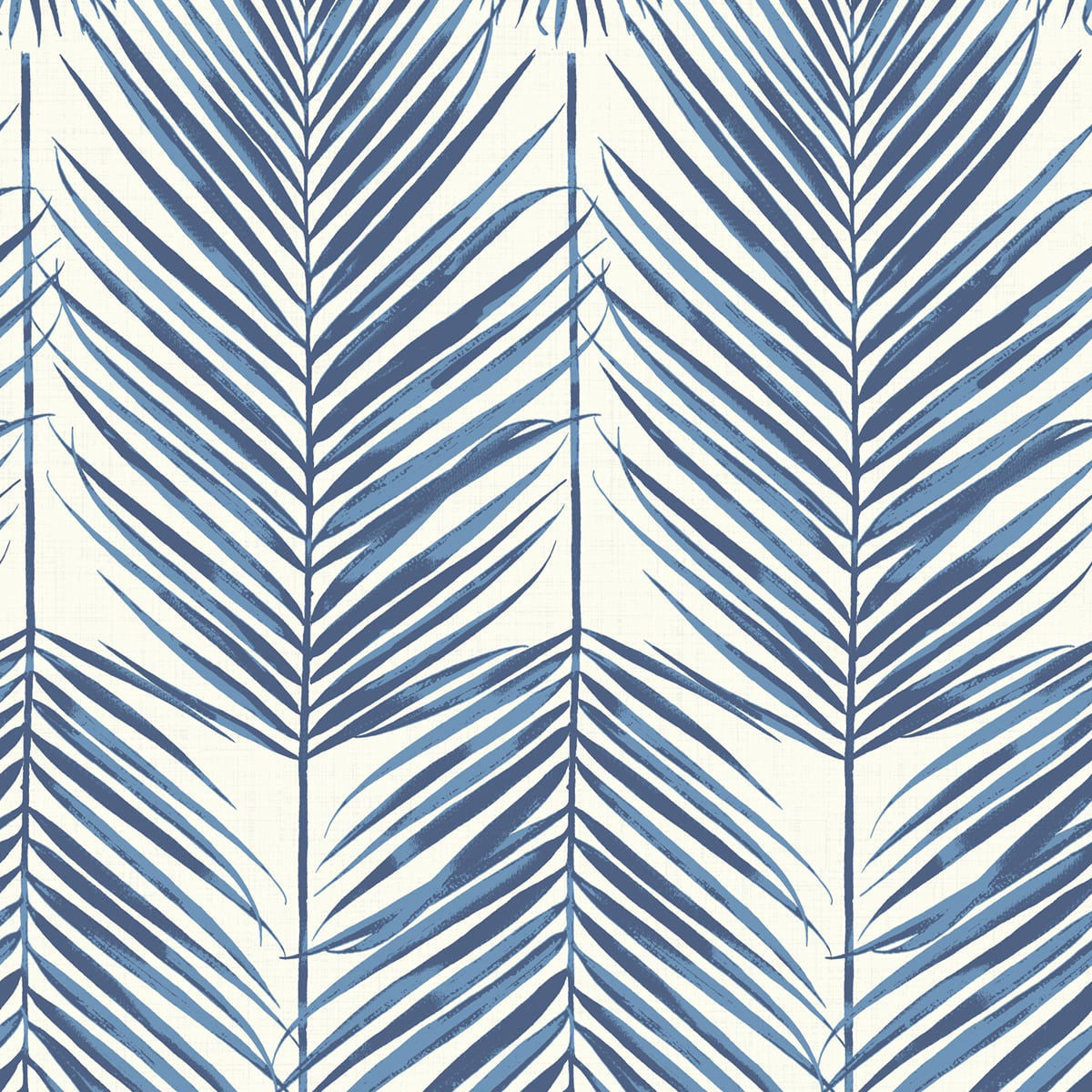 blue palm on white background