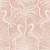 Biscayne Flamingo Wallpaper - Coral