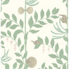 Secret Garden Wallpaper Sample - Soft Green