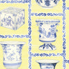 Cabinet of Porcelains Wallpaper Sample - Buttercup