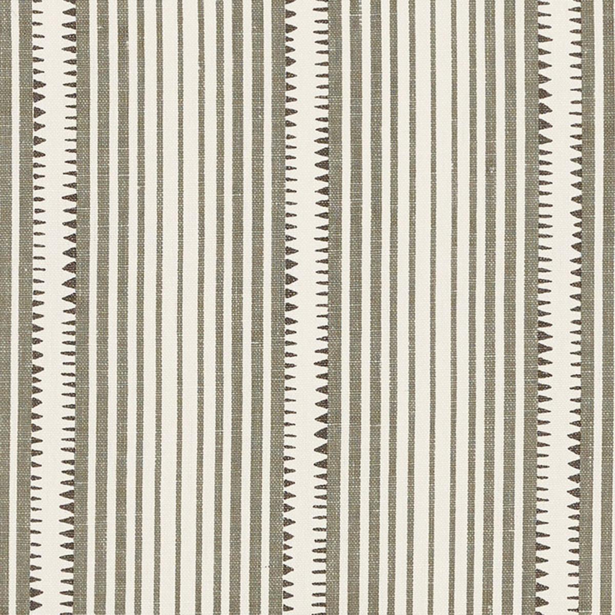 Textile pattern with alternating stripes of beige and white on a neutral background