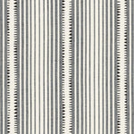 Textile pattern with alternating black and white stripes on a gray background