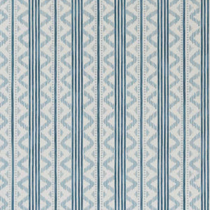 Textile pattern with blue and gray stripes on a light background