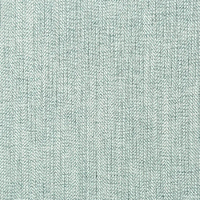 Textured patterned fabric swatch in a light green blue color
