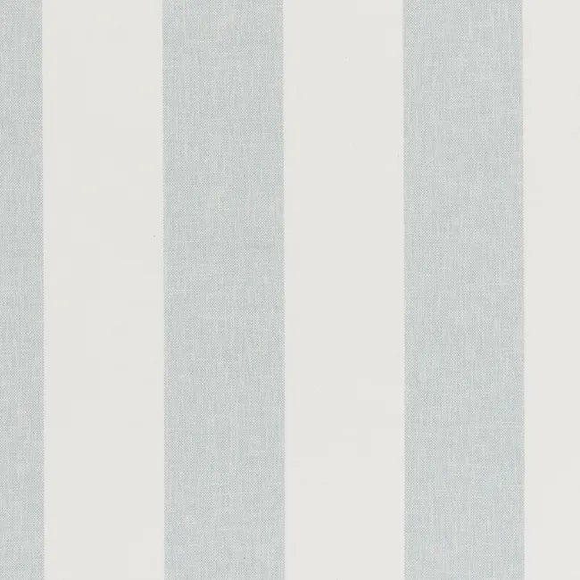 Vertical stripes in light blue-gray and off-white with a subtle woven texture.