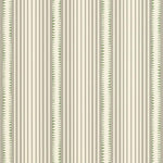 Patterned wallpaper with vertical stripes in beige and gray tones