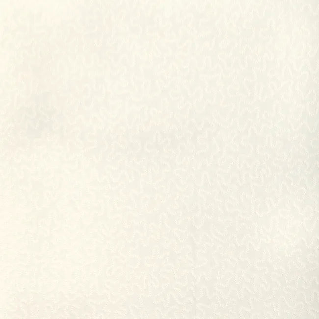 wavy white embroidery on a same tone background