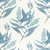 Winter Bud Fabric Sample - Blue