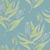 Winter Bud Wallpaper Sample - Teal