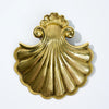 Tidewater Shell Door Knocker - Unlacquered Polished Brass