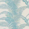 Ferns Wallpaper Sample - Barbados Blue