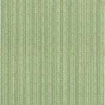 A close-up of a woven fabric pattern featuring vertical stripes in sage green and cream with a textured chevron weave.