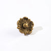 Francis Flower Knob 2" - Burnished Brass