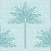 Palm Tree Wallpaper Sample - Sea Glass