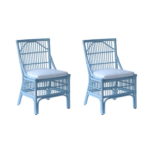 Winston Rattan Dining Chairs (Set of 2)