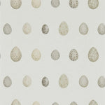 Pattern of speckled eggs on a light background