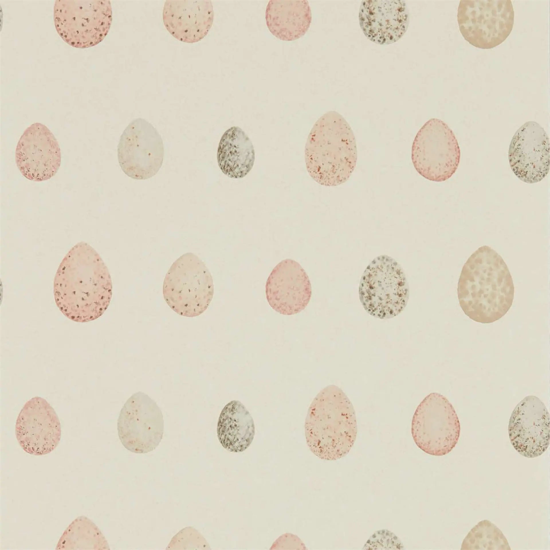 Pattern of speckled eggs on a light background