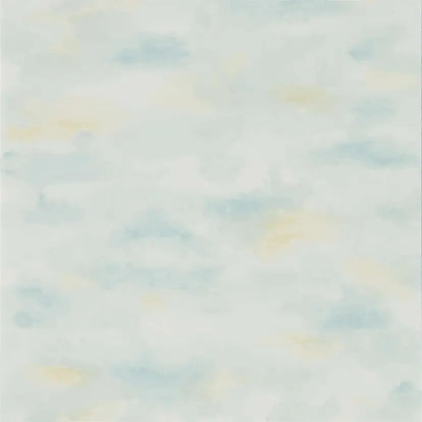 Gradient background transitioning from light blue to yellow reminiscent of a cloud 