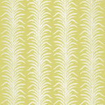 White leaf pattern on a yellow background