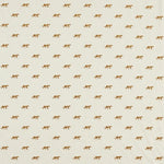Pattern of small brown leopards on a beige background