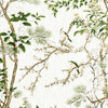 Katsura Fabric Sample - Green and White