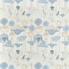 Malea Fabric Sample - Blue and Beige