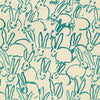 Hutch Print Fabric - Turquoise