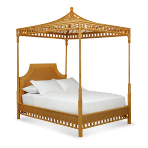 Trellis Canopy King Bed