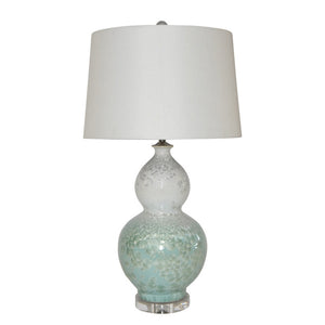 Ombre Crystal Shell Gourd Lamp