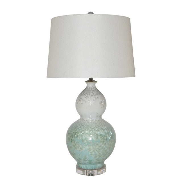 Ombre Crystal Shell Gourd Lamp