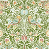 Bird Wallpaper Sample - Boughs Green