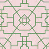 Trellis Wallpaper Sample - Pink